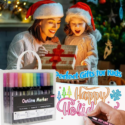 36 Magic Outline Glitter Marker