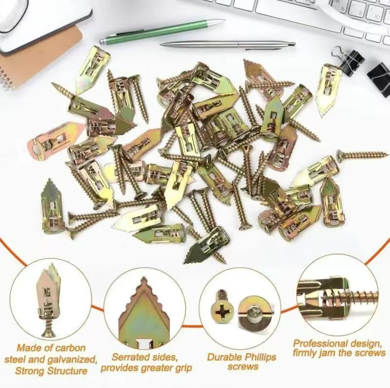 DrywallGrip Anchors & Screws