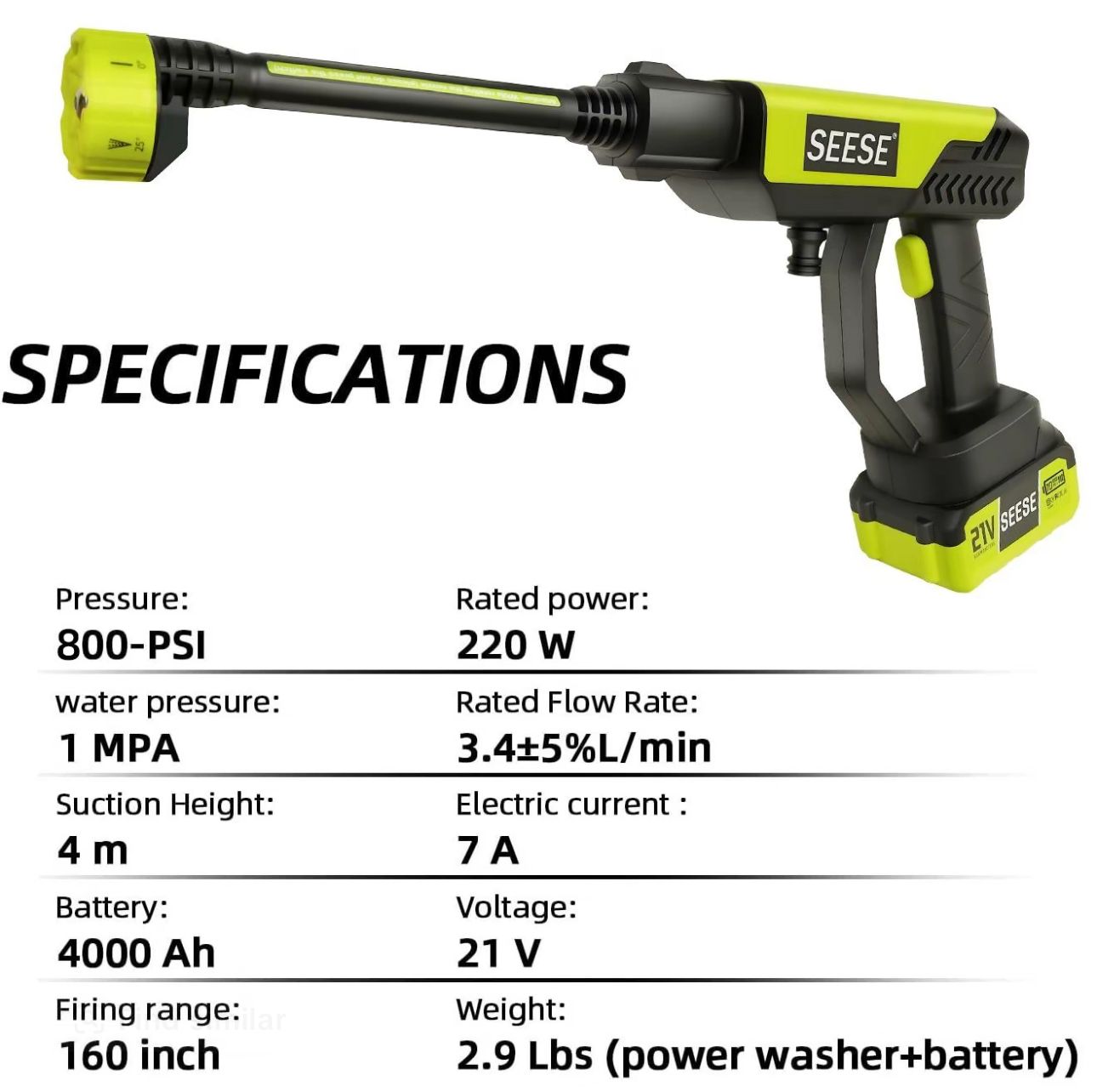 Cordless Pressure Washer