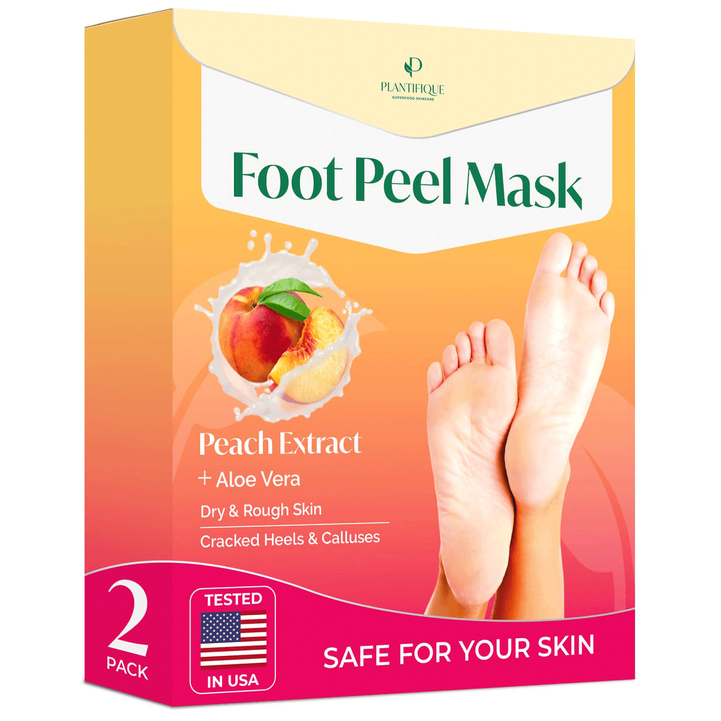 The Peach Foot Peel Mask (2 Pack)